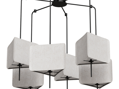  现代简约吊灯 吊灯 简约吊灯 餐厅吊灯 客厅吊灯 灯3d模型 