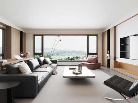  现代意式3d模型 