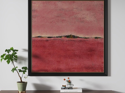 简欧，复古，轻奢，油画，装饰画3d模型