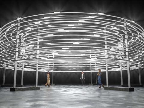  艺术装置 户外装置 大型装置 灯光艺术 创意造型 城市广场3d模型 