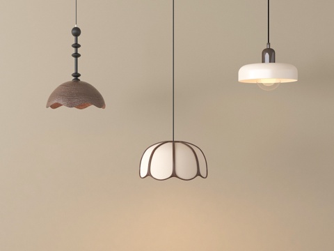 中古风吊灯su模型