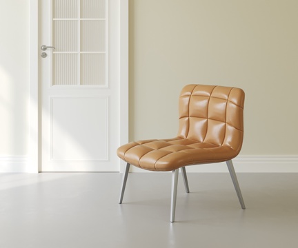 意式轻奢休闲椅su模型