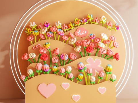  气模 美陈 气球 摆件 艺术装置3d模型 