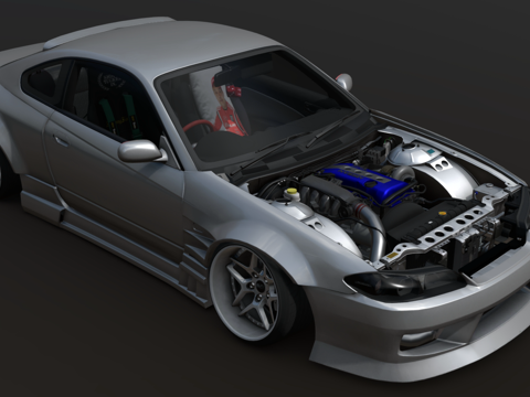 现代汽车 跑车 豪车 赛车su模型