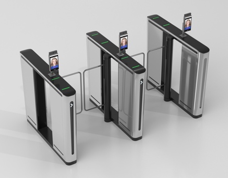 现代门禁 闸机 门禁机 闸门 感应门su模型
