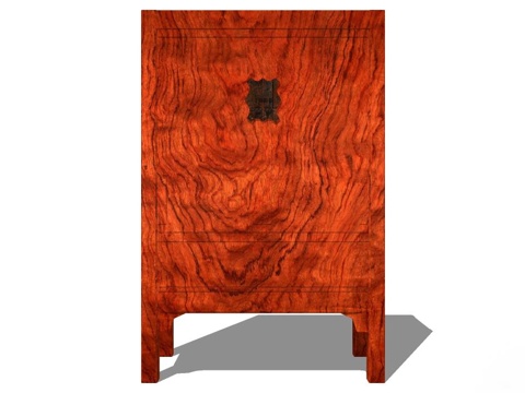 衣柜 实木衣柜 家用衣柜su模型