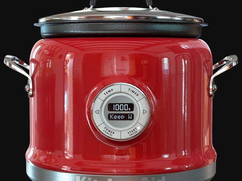  KitchenAid多功能锅3d模型 