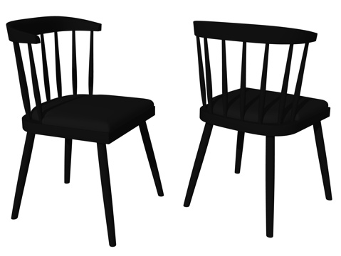 现代单人座椅椅子su模型