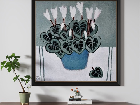 简欧，复古，中古，轻奢，法式，油画，装饰画3d模型