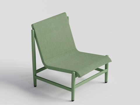 KUN DESIG 现代户外椅 休闲椅 单椅su模型