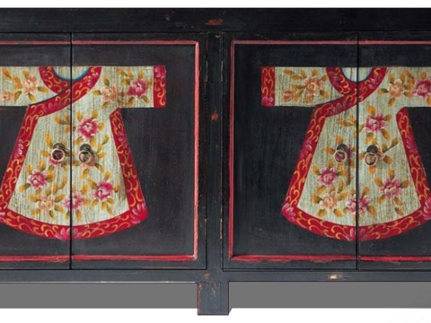 衣柜 实木衣柜 家用衣柜 储物柜su模型