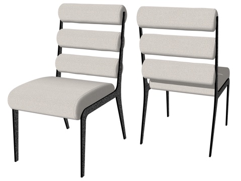 现代单人休闲座椅su模型