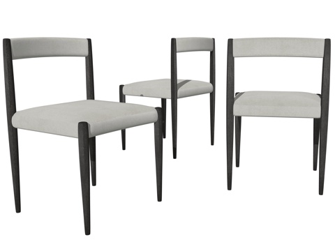 现代单人休闲座椅su模型