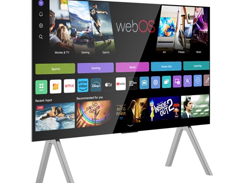  LG OLED Evo AI M5 智能电视 电视机 支架电视3d模型 