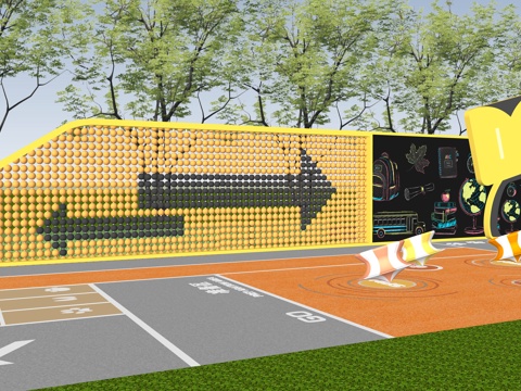 现代风格儿童活动空间儿童设施su模型