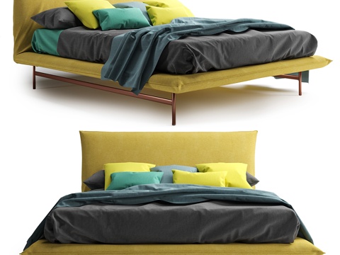 博尔赞莱蒂费尔莱特床3d模型