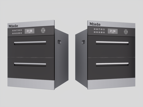 现代消毒柜 嵌入式消毒柜 智能消毒柜 消毒碗柜 高温消毒柜su模型