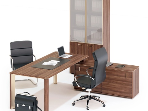  LAS LULIO 行政办公桌3d模型 