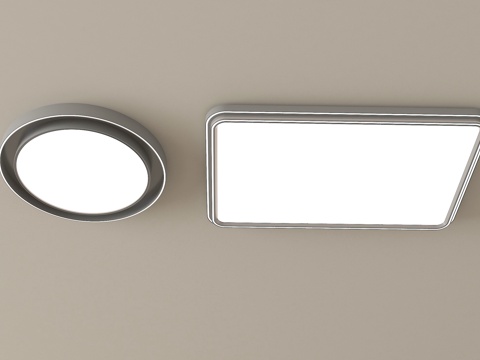  现代简约吸顶灯 客厅吸顶灯3d模型 