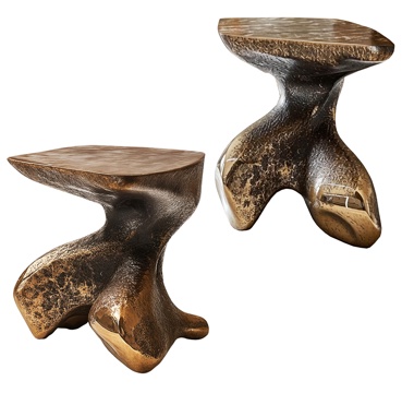 中古风异形矮凳su模型su模型