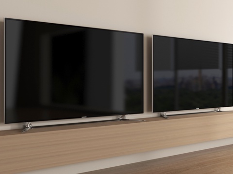 现代电视 液晶电视3d模型