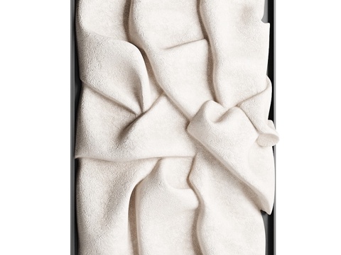  现代侘寂装饰板 挂画 装饰画3d模型 