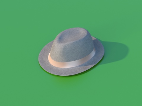 帽子 遮阳帽 礼帽3d模型