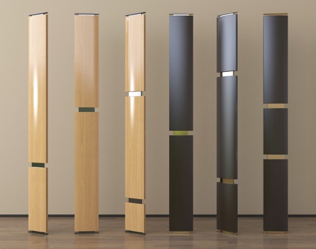 现代屏风隔断 轻奢屏风隔断su模型