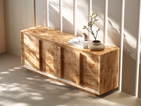 现代中古边柜 现代中古玄关柜 现代中古餐边柜 现代中古斗柜su模型