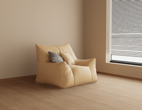 懒人沙发su模型