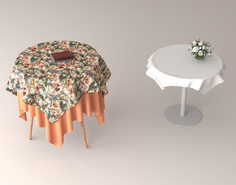 餐桌 饭桌  圆桌su模型