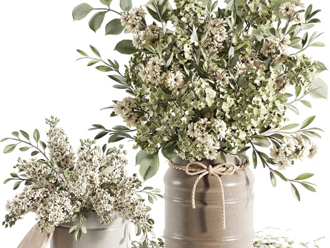  花束植物693d模型 