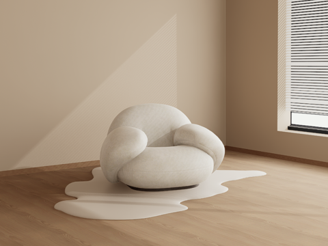 懒人沙发su模型