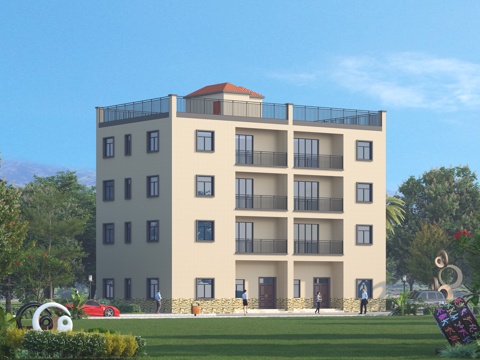 别墅 自建房 建筑 方案 施工图cad施工图