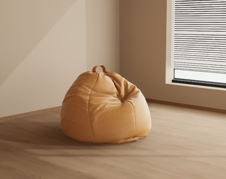 懒人沙发su模型