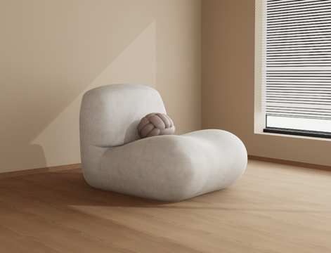 懒人沙发su模型