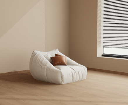  懒人沙发su模型 