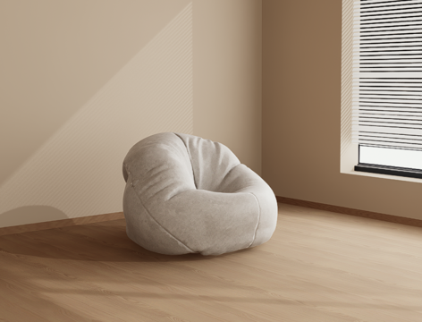 懒人沙发su模型