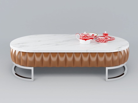  简欧茶几 茶几3d模型 