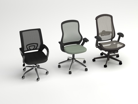  办公椅 休闲椅3d模型 