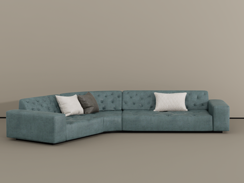 多人沙发su模型