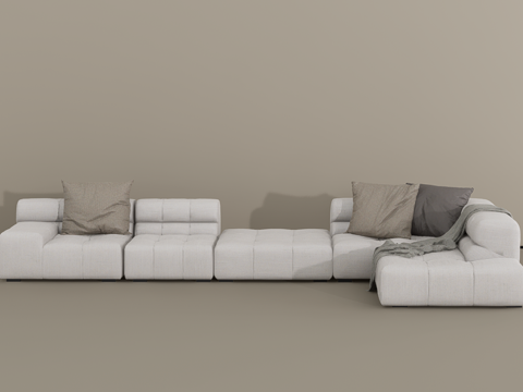 多人沙发su模型