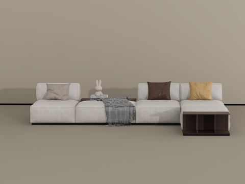 多人沙发su模型