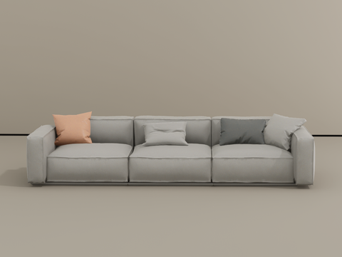  双人沙发su模型 