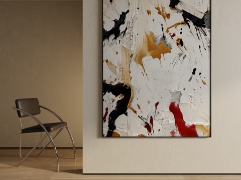  现代装饰画 装饰画 意式装饰画 挂画 现代抽象挂画3d模型 