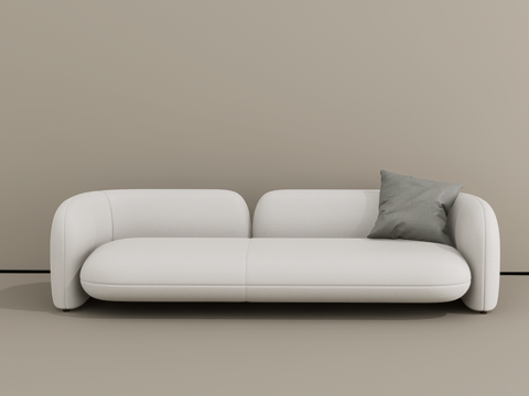 双人沙发su模型