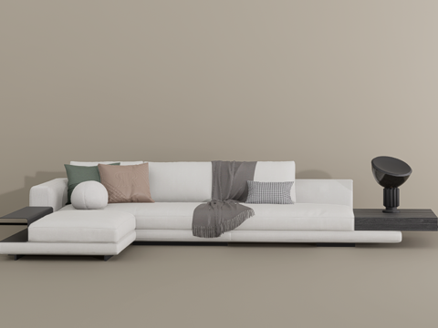 多人沙发su模型