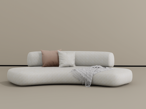 多人沙发su模型