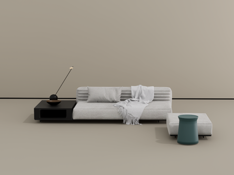 组合沙发su模型