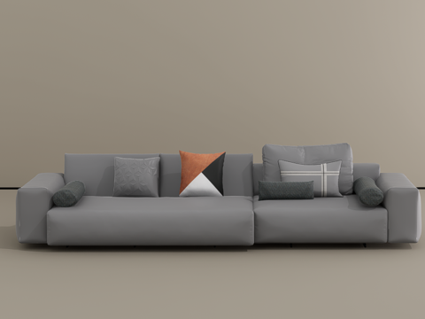 双人沙发su模型